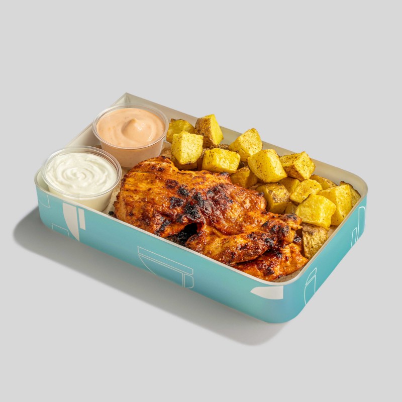 Garlic Churri Tawouk Wrap